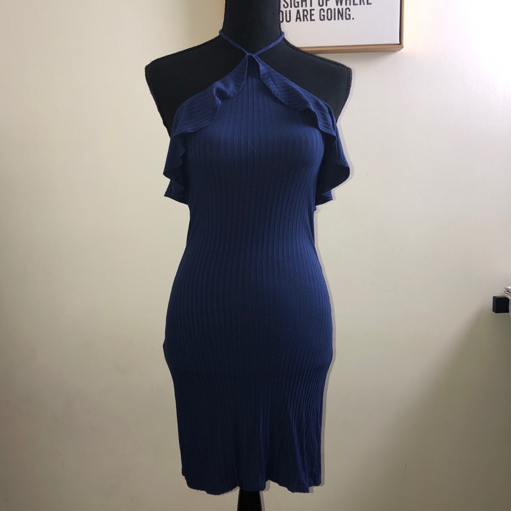 Navy Midi Dress